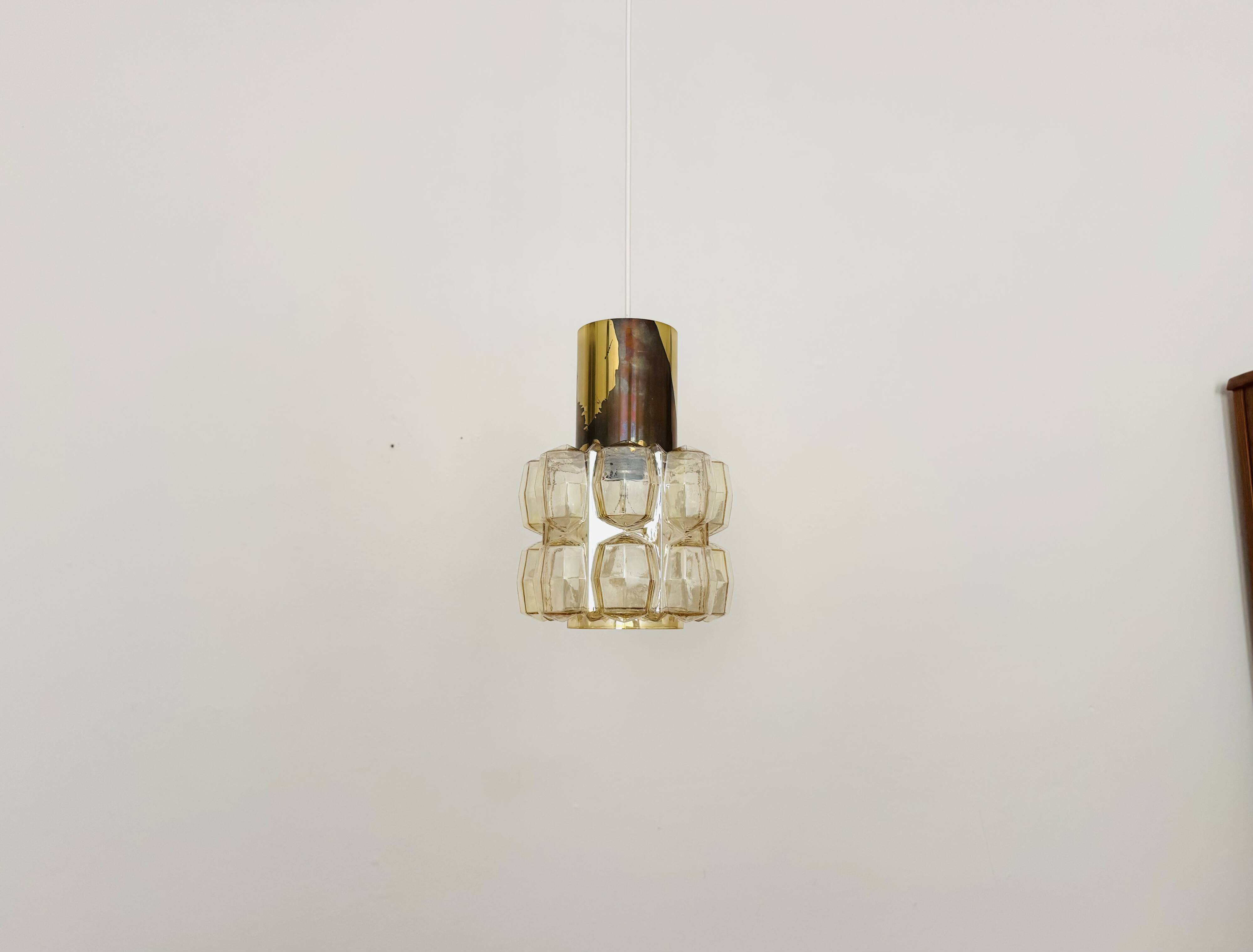 Bubble Glass Pendant Lamp by Helena Tynell for Glashütte Limburg