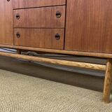 Schreiber Scandinavian teak veneer sideboard