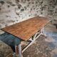 Antique French bistro/work table, circa 1920