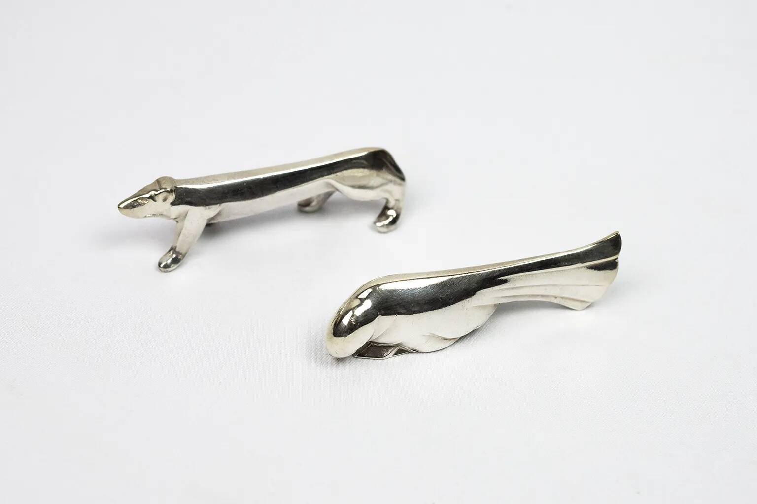 Art Deco animal knife rests Gallia Christofle, Eugène Volynkine