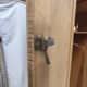 Parisian wardrobe in raw wood