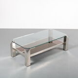 Chrome coffee table by Belgo Chrom, Belgium 1970