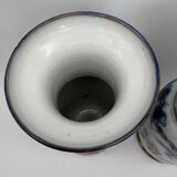 Pair of Bayeux porcelain baluster vases, 19th century