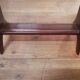 Teak and brass magazine holders