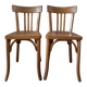 Pair of Baumann bistro chairs