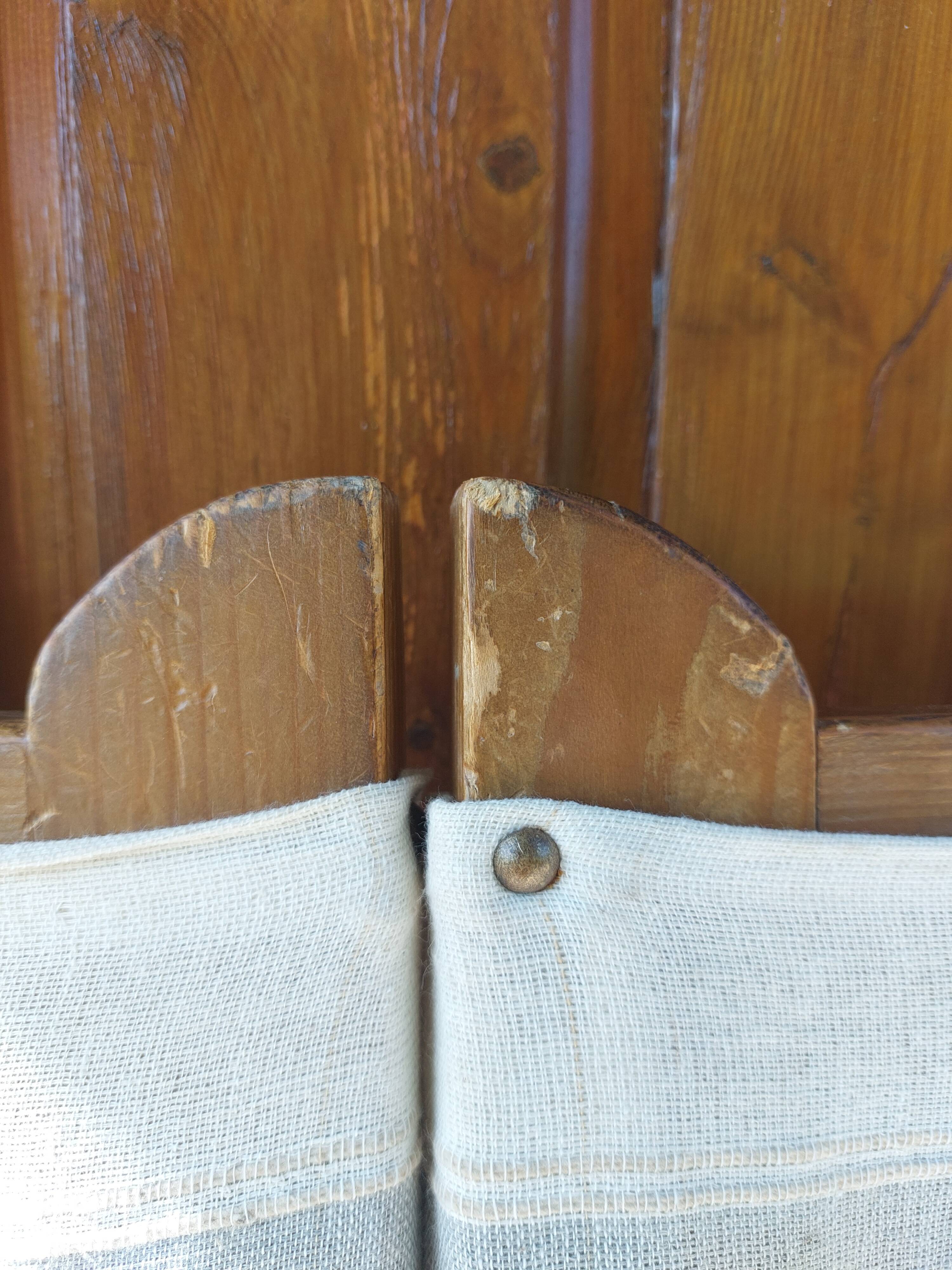 Wooden screen, fabric of your choice