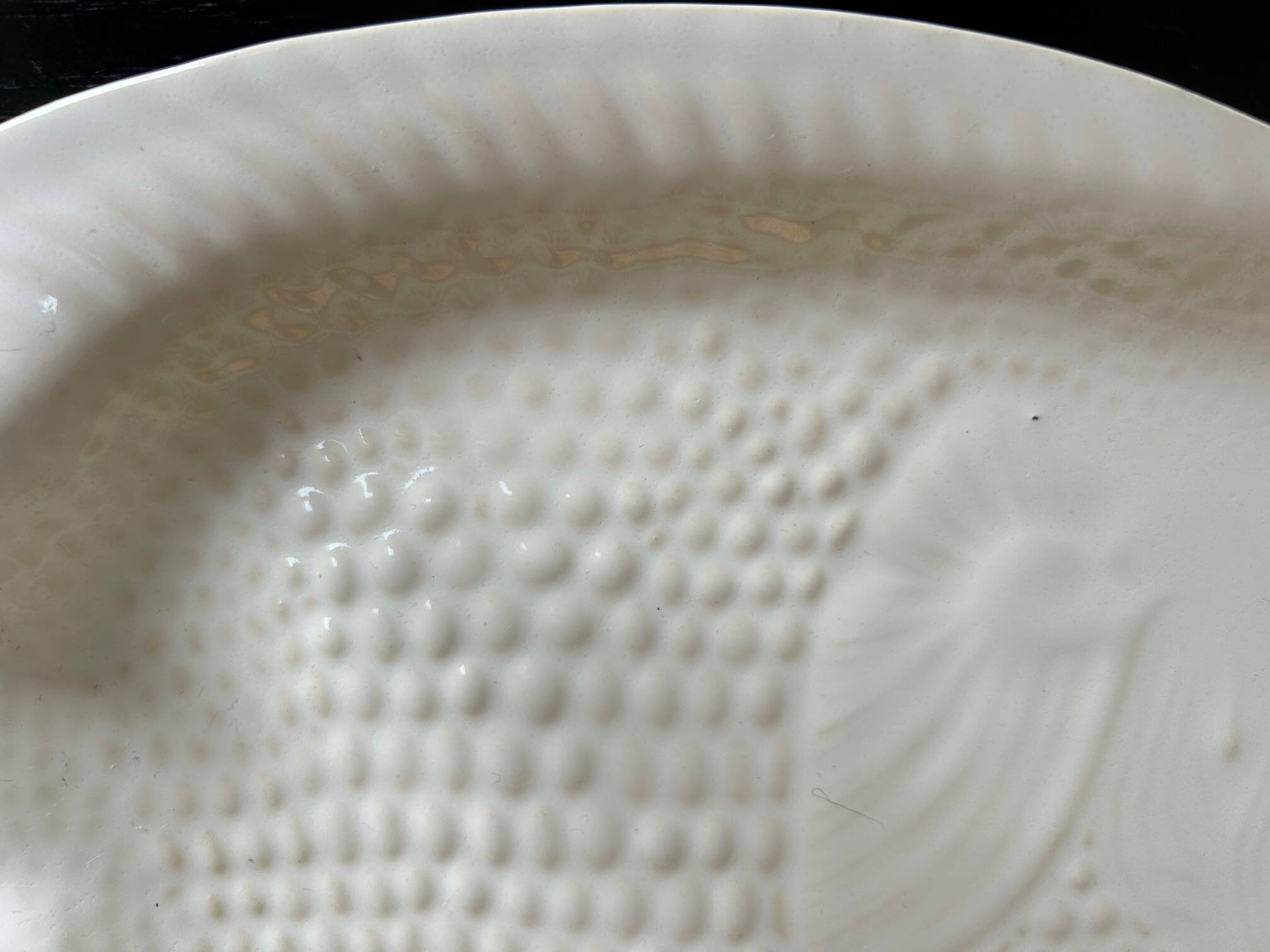 porcelain fish plate and platter
