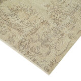 Tapis beige turc rustique noué à la main 198 cm x 307 cm