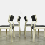 Set of 4 experimental dining chairs by Pierre Mennen for Pastoe, 1972 Netherlands
