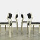 Set of 4 experimental dining chairs by Pierre Mennen for Pastoe, 1972 Netherlands
