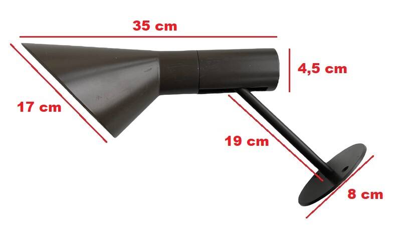 Visor wall light by Arne Jacobsen for Louis Poulsen, 1957, Denmark