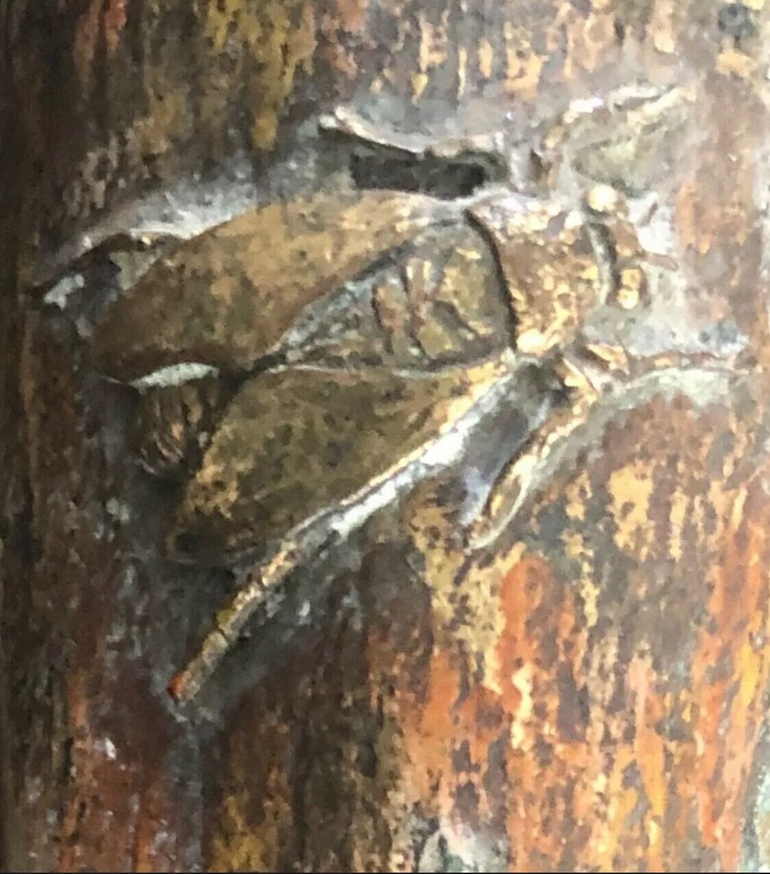 Vase à l'abeille, dinanderie Auguste Klein 1900