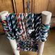 Moroccan boucherouite chair