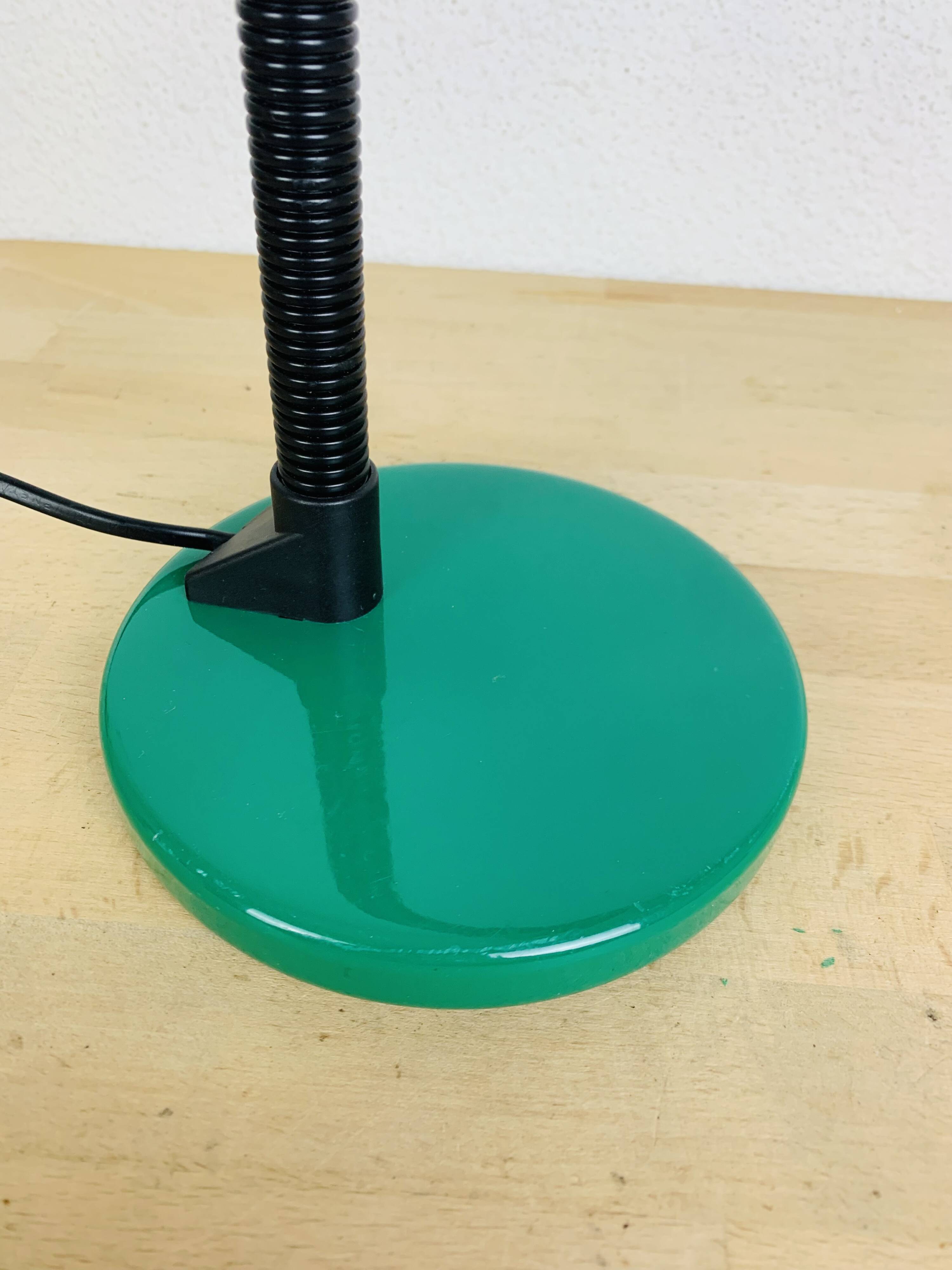 Lampe de bureau vintage métal vert