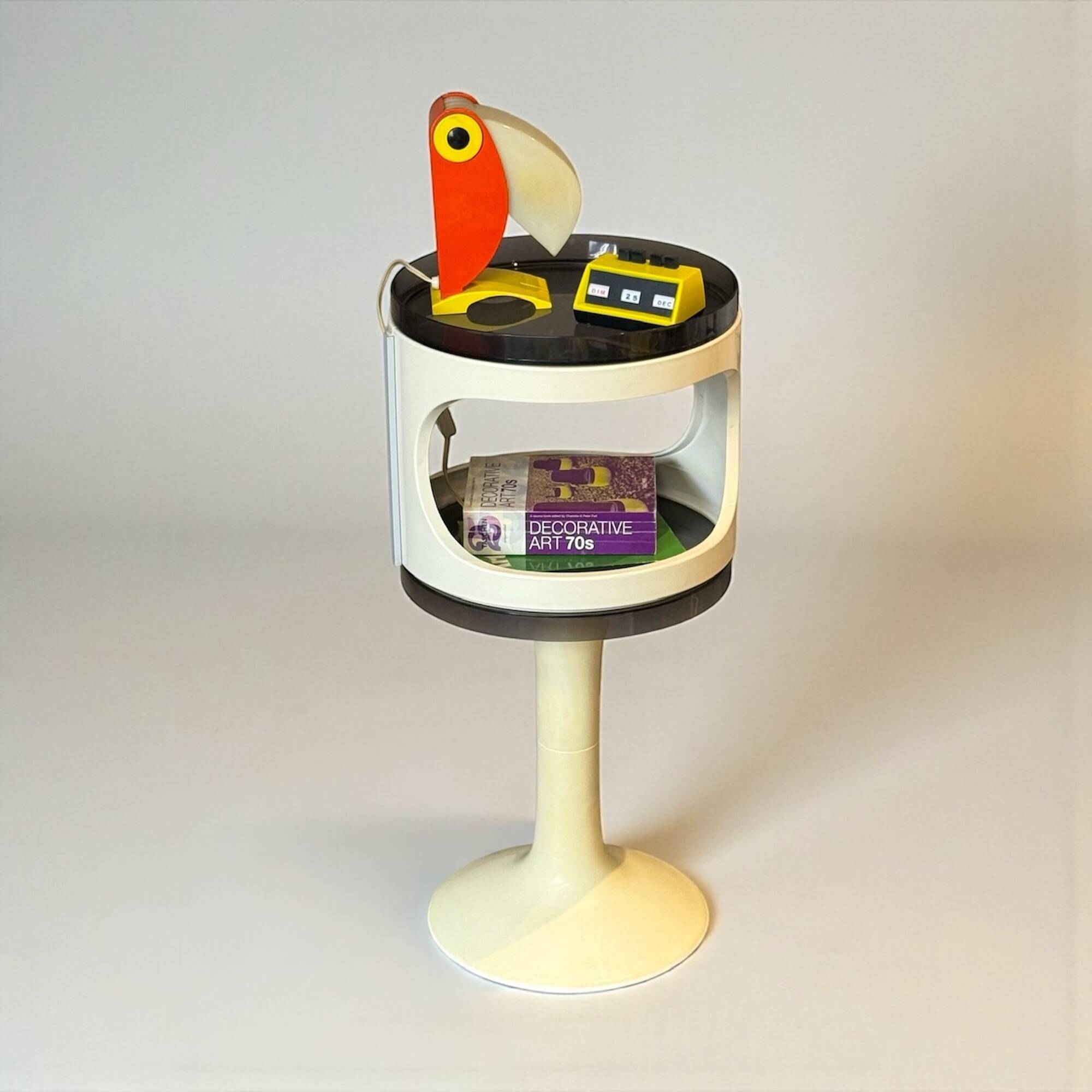 Table modulable années 70 en plastique ABS style Space Age