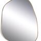 IRREGULAR TRAPEZE MIRROR ORGANIC GOLDEN BRASS MINIMALIST