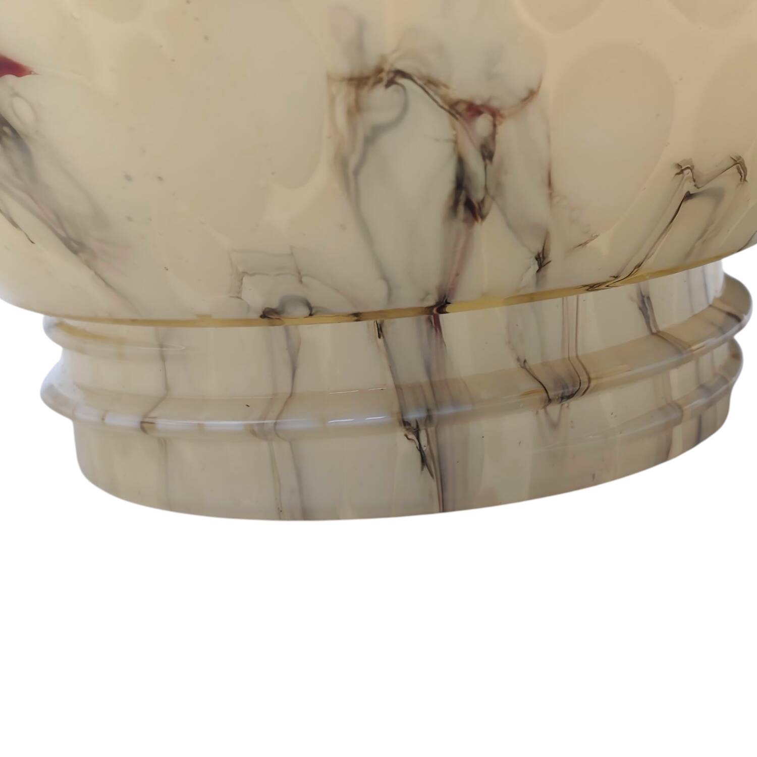 Vintage  Thabur Marble-Effect Globe Lamp – 1930-1950 - Netherlands