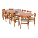 Arne Vodder extra long 290 cm teak extension table, for Sibast, Denmark 1960s