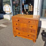 Old art deco chest of drawers with ball handle