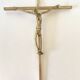 Bronze crucifix, 70s sculpture
