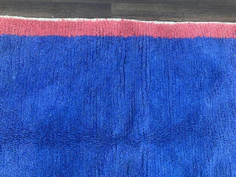 Handmade pure wool rug, traditional craftsmanship, size 100 x 200 cm