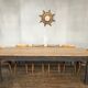 Farm table, early 20th fir bistro countryside