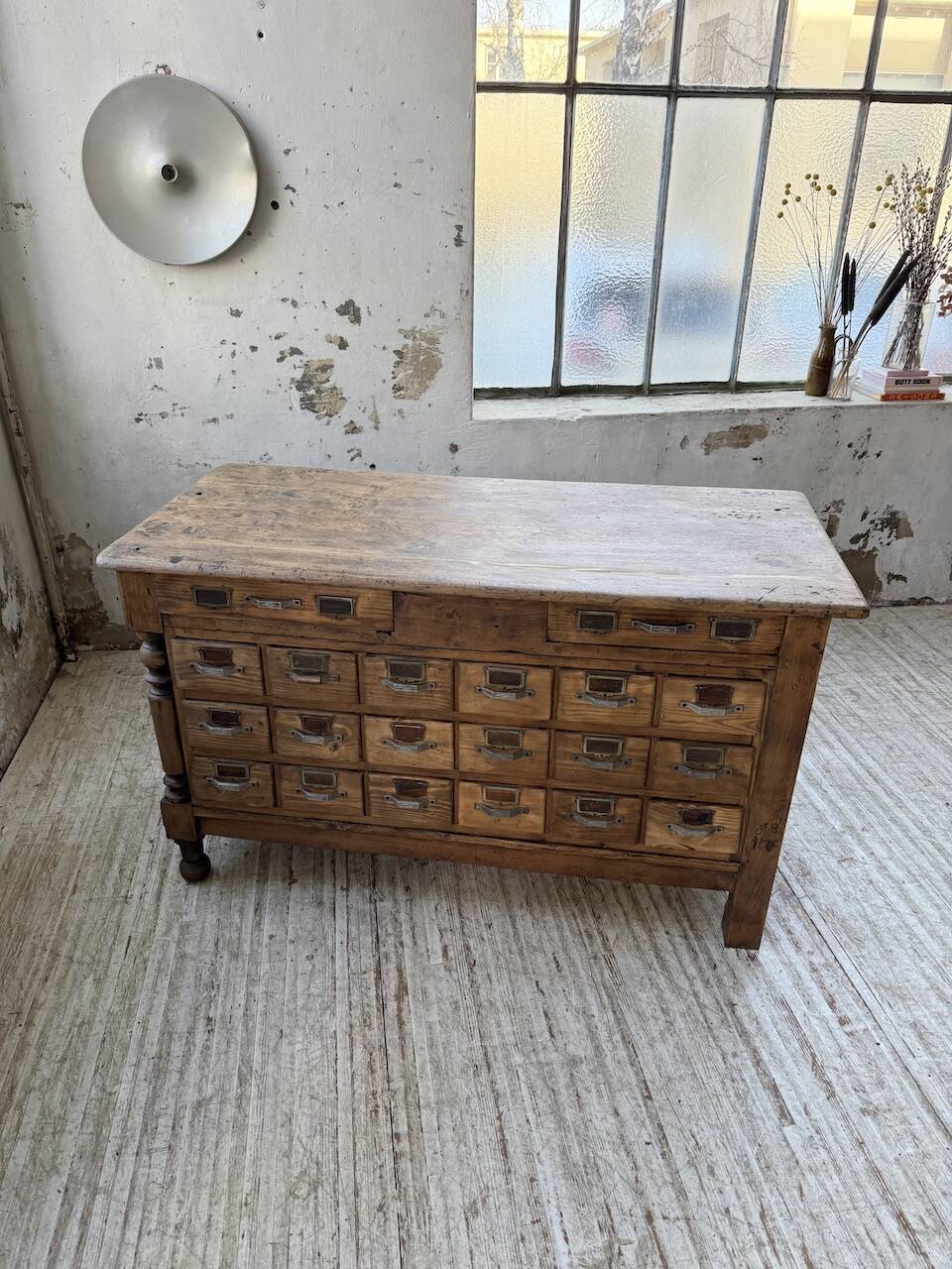 Comptoir, îlot central, meuble de métier multi-tiroirs