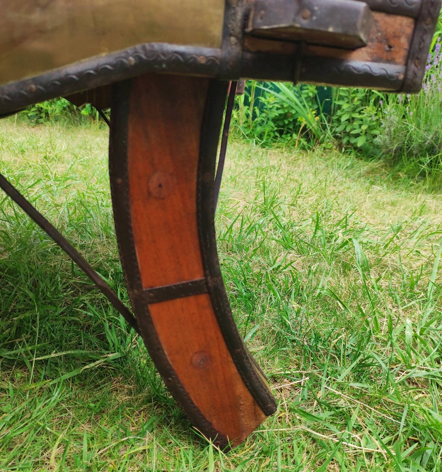 Vintage Indian coffee table "Ganga Jamuna" - Rajasthan