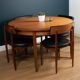 Table à manger et 4 quatre chaises GPlan Fresco par Victor Wilkins