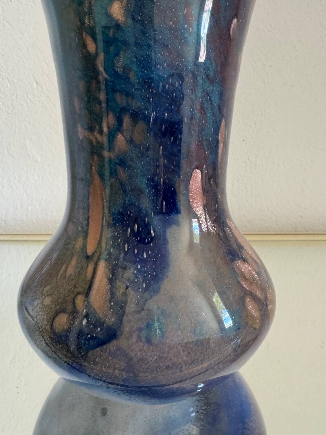 Murano glass vase from the 80s