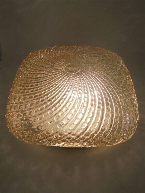 Gold glass ceiling light
