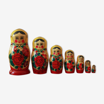 Russian dolls, vintage Matriochkas