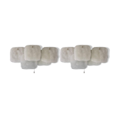 Pair of sconces JT Kalmar in iced glass