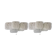 Pair of sconces JT Kalmar in iced glass