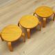 Set of three plant stands, Danish design, 1970s, production: Denmark