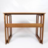 Set Of 2 Nesting Tables Model 219 Made In Teak By Johannes Andersen & Illum Wikkelsø From 1960s
