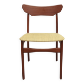 Chaise danoise en teck jaune des années 1960