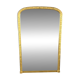 Grand Miroir En Bois Doré à Fronton Arrondi, Fin XIXe