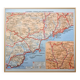 Imprimée en 1953, de Saint-Raphaël à Menton.