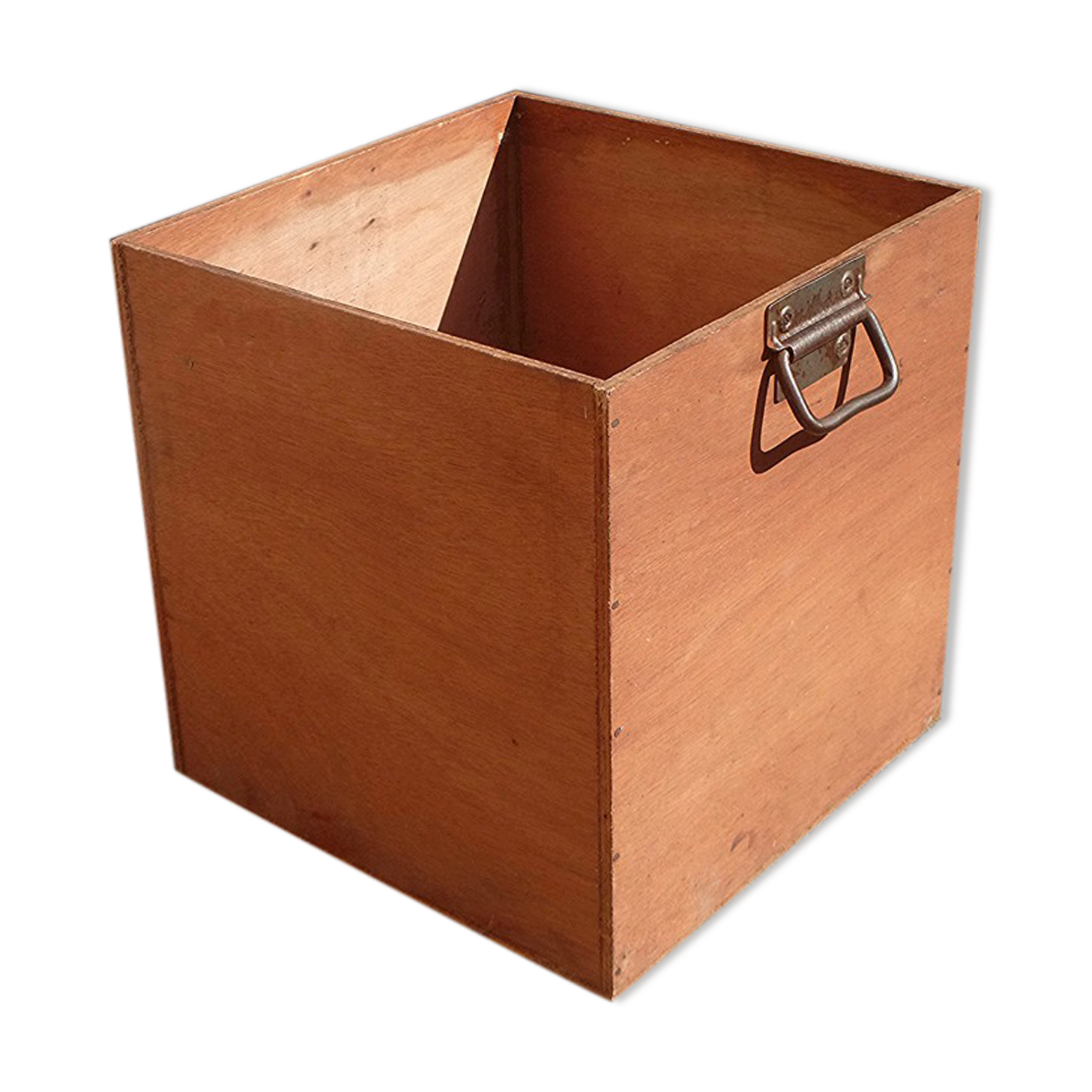 Wooden industrial crate