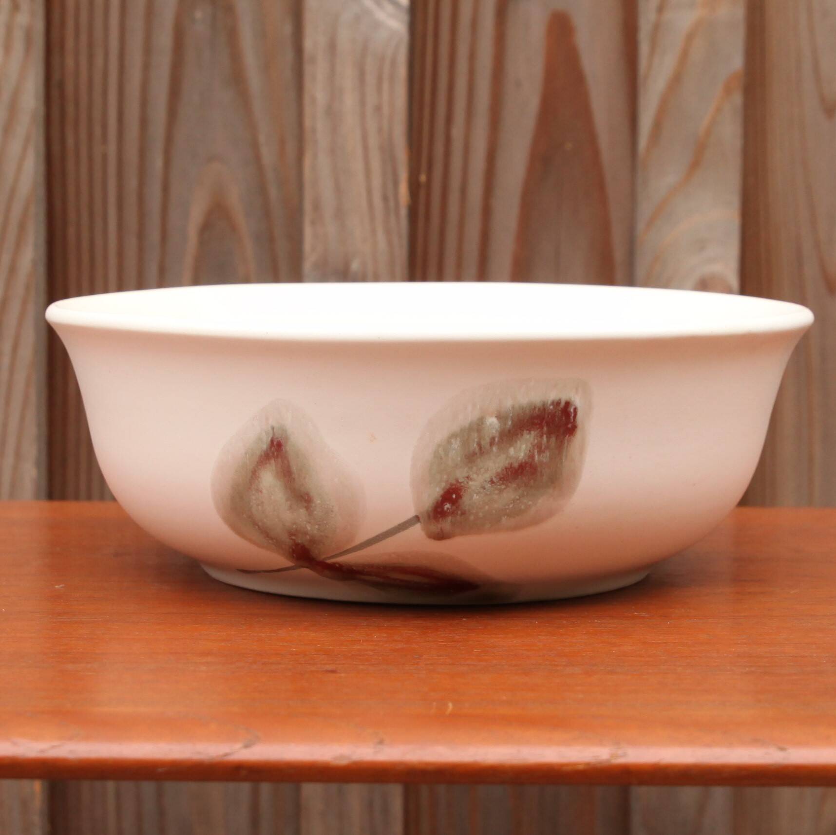 Niderviller salad bowl with beech decor