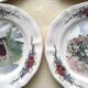 Set of 6 dessert plates in Sarreguemines model Obernai