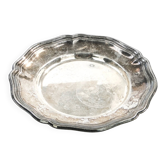 Art Nouveau platter, silver-plated brass, Sweden, 1920s