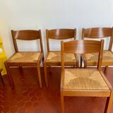 Set of 4 elm chairs