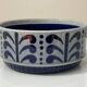 Small ear bowl Boch vintage blue and grey
