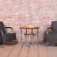Bauhaus Armchairs in Beech and Chrome from Mücke-Melder, Czech, 1930s, Set of 2