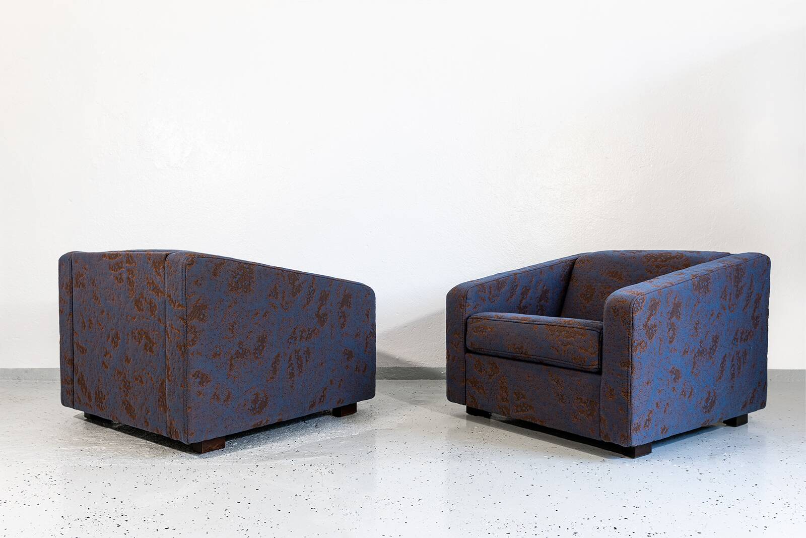 Vintage Geometric Armchairs By Zfm, Poland, 1970s, Set Of 2