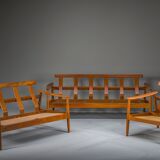 Danish modern seating set in teak by Arne Vodder for France & Søn, 1960s, set of 3