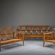 Danish modern seating set in teak by Arne Vodder for France & Søn, 1960s, set of 3