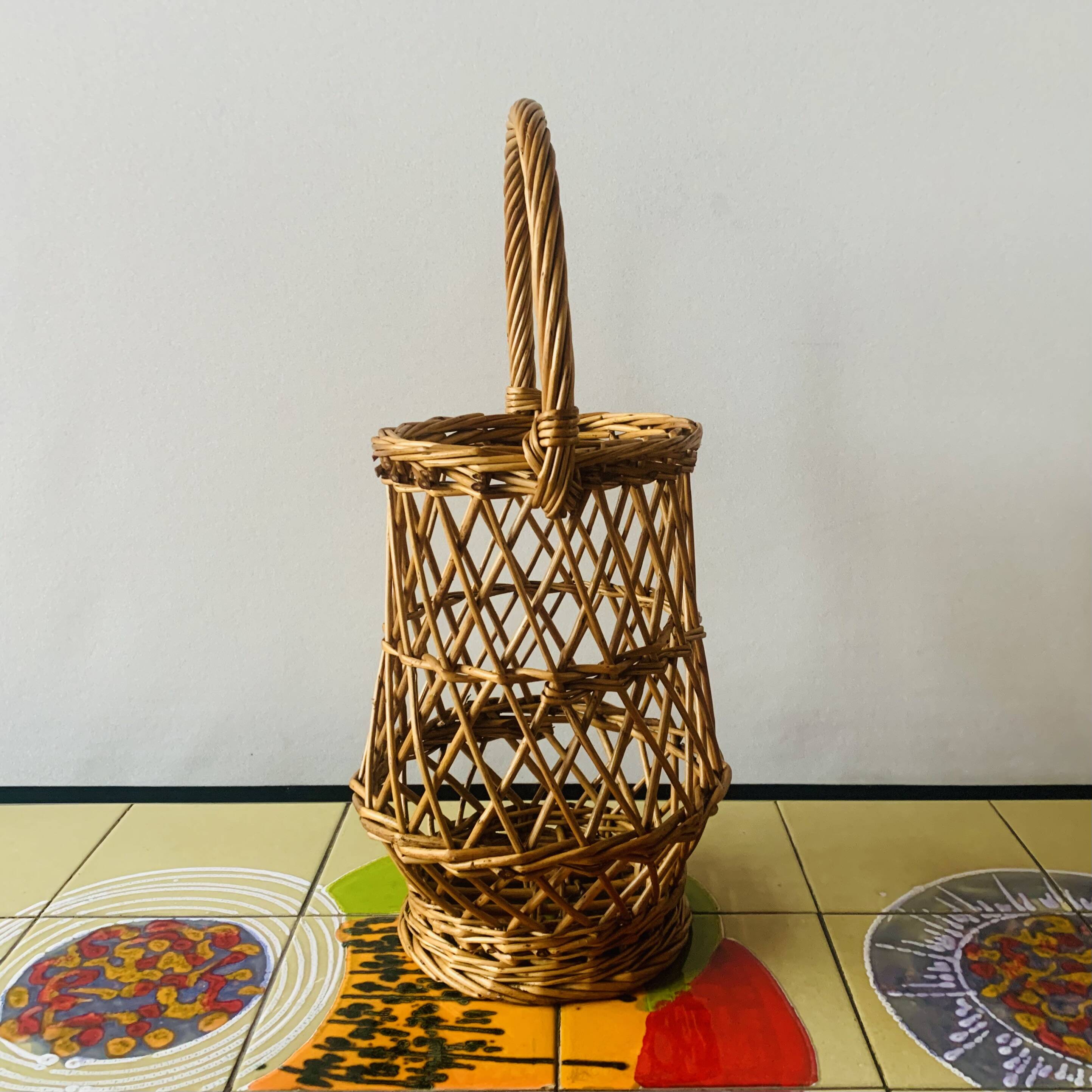 Vintage wicker basket